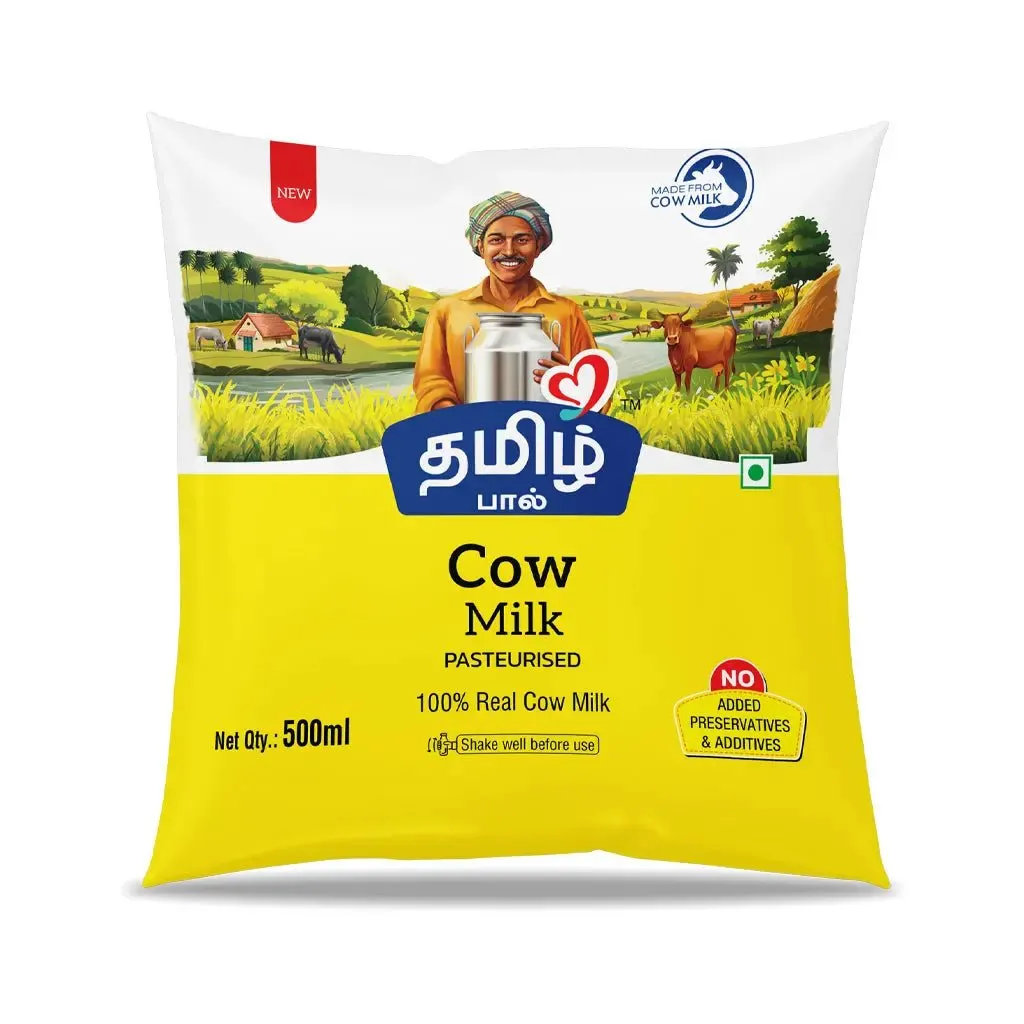 Fresh Cow Milk (Pouch & PET)