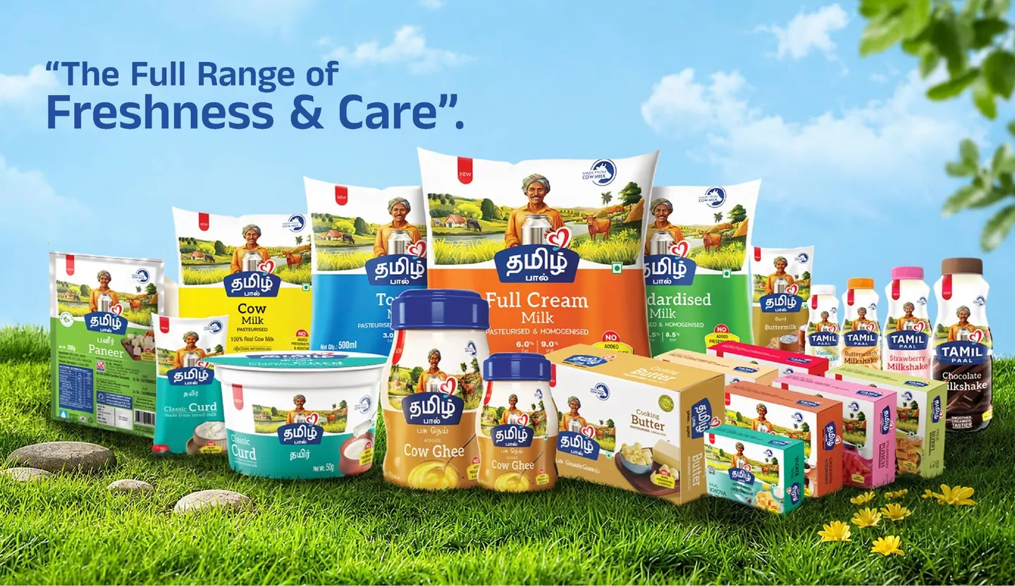 Tamil Paal dairy range