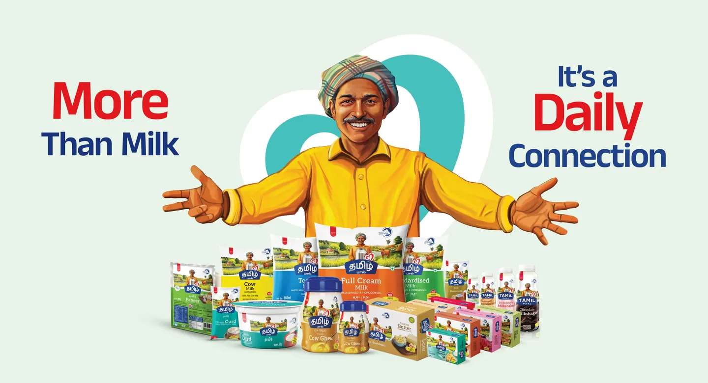 Traditional Tamil Paal fresh cow milk
